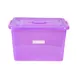 Mercer M33064 Allergen Tote, 10-Gallon Purple Polyethylene, 12" x 17" Top, 10-3/4" H 1 image