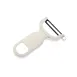 Mercer M33071WHB Y-Peeler – 4" Swivel Blade Vegetable Peeler Carbon Steel, White Handle, Smooth Edge 1 image