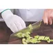 Mercer M33411M Cut Resistant Glove – Medium, White/Green Cuff, 13‑Gauge Spectra, ANSI A4, Washable 2 image