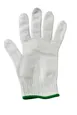 Mercer M33413M Millennia Cut Glove, Size M 10‑Gauge, White/Green Cuff, Stainless Steel, ANSI A5 1 image