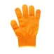 Mercer M33415ORXS Cut Glove, XS Poly, Orange/Gold Cuff, Washable, FDA Approved, ANSI A4 Protection 1 image