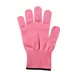 Mercer M33415PKS Cut‑Resistant Glove – Pink/Red Cuff, Polyethylene, ANSI A4, Washable, FDA Approved 1 image