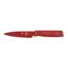 Mercer M33912B Paring Knife - 4" Carbon Steel Blade, Non-Stick Coating, Red ABS Handle, Spear Point 2 image