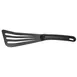 Mercer M35110BK Plastic Slotted Turner, 3‑1/2" Blade x 12" Black Nylon Handle, 430°F Heat‑Resistant 1 image