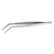Mercer M35131 Tongs 9-3/8" Curved Tip, Serrated Grip, 18/8 Stainless Steel - Seafood Tools 1 image