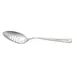 Mercer M35139 Plating Spoon – 9" Slotted Deep Well Bowl,, Serrated Grip, 18/8 Stainless Steel 1 image