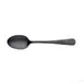 Mercer M35140BK Plating Spoon, 1-1/3 oz, 7-7/8" Length, Stainless Steel, Matte, Bowl, Satin Handle 1 image