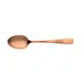 Mercer M35140RG Plating Spoon 1-1/3 oz 7-7/8" Bowl, Serrated Grip, Rose Gold 18/8 Stainless Steel 1 image