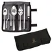 Mercer M35149 8-Piece Plating Tool Set, Stainless Steel, 4-1/4"-9⅜", Spatula, Tongs, Spoon, Roll - Set 1 image