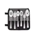 Mercer M35151 7‑Piece Steel Plating Spoon Set, 9" & 7‑7/8" Solid/Slotted Spoons, Saucier/Roll - Set 1 image
