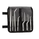 Mercer M35154 Tongs Kit – Steel 8‑Piece Set with 9‑3/8", 6‑1/8", 7‑7/8" & 6‑1/2" tongs and roll bag 1 image
