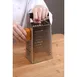 Mercer M35420 Box Grater – 9" Stainless Steel, Fine‑Coarse‑Extra & Slice Cuts, Base 2 image
