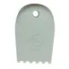 Mercer M35613 Silicone Wedge 3/4" x 2-1/2" 2-1/4" Tip 5mm Notch 480°F Color-Coded Dishwasher Safe 1 image
