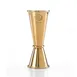 Mercer M37002GD Barfly Jigger, 25 ml / 0.67 oz & 50 ml / 1.69 oz, Stainless Steel, Gold 1 image