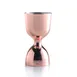 Mercer M37006CP Barfly Straight Rim Jigger - 1 oz & 2 oz, 18/8 Stainless Steel, Copper-Plated 1 image