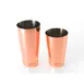 Mercer M37009CP Shaker Set – 28 oz & 18 oz Stainless Steel, Copper-Plated, Satin Interior 1 image
