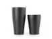 Mercer M37009MBK Shaker Set, 2‑Piece 28 oz & 18 oz Stainless Steel, Satin, Matte Black – Set 1 image