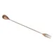 Mercer M37015ACP Bar Spoon – 12‑3/8" Stem, 3‑Tine Fork End, 18/8 Steel Core, Copper‑Plated 1 image