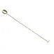 Mercer M37019GD Bar Spoon with Muddler, 15-3/4" 18/8 Stainless Steel, Gold-Plated 1 image