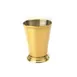 Mercer M37032GD Julep Cup, 12 oz (3-1/2" Top Dia. x 4-1/2" H), Beaded, Footed, Stainless Steel Gold-Plated 1 image