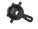 Mercer M37071MBK Bar Strainer, 5-5/8", Heavy-Duty 4-Prong, Replaceable, Core, Black-Plated 1 image