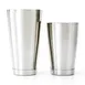 Mercer M37082 Barfly Cocktail Shaker Set, 28 oz & 18 oz Stainless Steel, Satin/Mirror 1 image