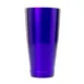 Mercer M37084PU 28 oz Shaker Only – 3-1/2" × 5" Size, 18/8 Stainless Steel, Purple Exterior 1 image