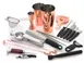 Mercer M37102CP 18-Piece Bartender Kit, 13-3/16" Spoon, 9-3/8" Tong, 18/8 Core, Copper‑Plated 1 image