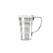 Mercer M37108 Barfly® Jigger – 2 oz/½ oz Stepped Steel, Flared Edge, Handle, ½ ml/15 ml Increments 1 image
