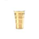 Mercer M37109GD Barfly® Jigger, 2 oz/½ oz Steel, Gold Finish, Flared Top, ½‑15 ml Marks, Nest 1 image