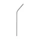 Mercer M37111 Barfly Straw – 1/4" Dia x 8.5" Curved 18/8 Steel, Rolled Top Edge, Mirror 1 image