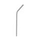 Mercer M37113 Barfly Straw – 5/16" Dia x 8-1/2" Length Curved, Rolled Edge, 18/8 Steel, Mirror 1 image