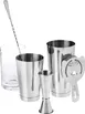 Mercer M37131 Set – 18/28 Oz Shakers, 17 Oz Glass, 1 & 2 Oz Jiggers, 13‑3/16" Spoon/Strainer, SS 1 image
