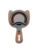 Mercer M37185ACP Mesh Spring Bar Strainer, 6" Length, 2-Prong, Replaceable, Hole, 18/8 Copper 1 image