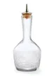 Mercer M37192 Bitters Bottle, 6.8 oz (200 ml) Glass 3-1/8" Dia x 7" H, Steel Top Cork - Contemporary 1 image