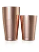 Mercer M37200CP - Cocktail Shaker Set, 28 oz & 18 oz Copper‑Plated Shakers, Satin Interior 1 image