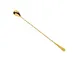 Mercer M37204GD Bar Spoon – Barfly Diamond Lattice, 13-3/16" 18/8 Stainless Steel, Gold‑Plated 1 image