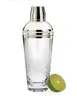 Mercer M37210 Glass Cocktail Shaker Set, 24 Oz (700 Ml) 3-Piece Steel Perforated Strainer - Set 1 image