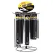 Mercer M50300 Knife Guard Display, 12" Dia x 23-1/2" H Counter Rack, 8 Hooks, Holds 48 Knives 1 image