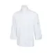 Mercer M60010WHXS Unisex Chef Jacket, X‑Small White, Long Sleeve, Poly‑Cotton Twill, 8‑Button Pocket 1 image