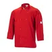 Mercer M60017RDS Chef Jacket, Small Red, Long Sleeve, 65/35 Cotton-Poly Twill, Mesh Back, Pocket 1 image