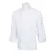 Mercer M60017WHXS Unisex Chef Coat, X-Small White, 65/35 Poly-Cotton Twill, Sleeve, 8-Button Front 1 image