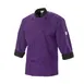 Mercer M60018PUB1X Millennia Unisex Chef Jacket, XLarge 3/4‑Sleeve, Purple, 65/35 Poly‑Cotton Twill 1 image
