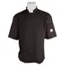 Mercer M60019BK5X Millennia Air Unisex Jacket 5XL Black Short Sleeve 8 Button 65/35 PolyCotton Twill 1 image