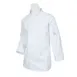 Mercer M60020WH1X Millennia Chef Coat, XL White 65/35 PolyCotton Twill, 8‑Button, Pocket, Kick Pleat 1 image