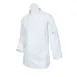 Mercer M60022WH3X Women's Chef Coat, 3X Large White Sleeve Twill, 8 Knot Buttons, Shoulder Pocket 1 image