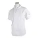 Mercer M60023WHXS Women's Chef Jacket, X-Small White Short Sleeve Cotton Twill, 8-Button, 28" Length 1 image