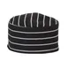 Mercer M60075BCS Millennia Skull Cap, Velcro Closure, 65/35 Poly/Cotton Twill, Black Chalk Stripe 1 image