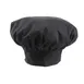 Mercer M60090BK Toque Chef Hat, Adjustable Velcro, 65/35 Poly/Cotton Twill, Black, 12" Crown 1 image