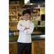 Mercer M60110BK Millennia Beret, Velcro Closure, 65/35 Poly/Cotton Twill, Black Chef Hat - 12" Fit 2 image